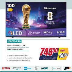 Hisense - Tv Qled 144hz 100