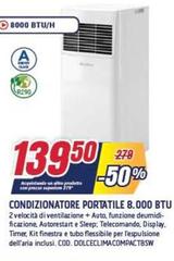 Condizionatore Portatile 8.000 BTU