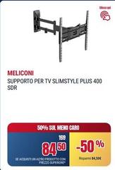 Meliconi - Supporto Per Tv Slimstyle Plus 400 Sdr