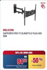 Meliconi - Supporto Per Tv Slimstyle Plus 400 Sdr