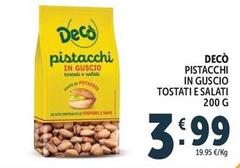 Gusto decò - Pistacchi In Guscio Tostati E Salati