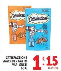 Catisfactions - Snack Per Gatto Vari Gusti