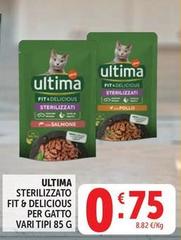Ultima - Sterilizzato Fit & Delicious Per Gatto