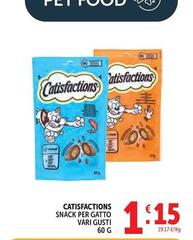 Catisfactions - Snack Per Gatto
