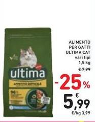 Ultima - Alimento Per Gatti Cat
