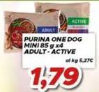 Purina - One Dog Mini 85 G X4 Adult-active