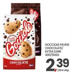 Pavesi - Gocciole Chocolate/ Extra Dark