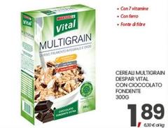 Cereal - i Multigrain Despar Vital Con Cioccolato Fondente