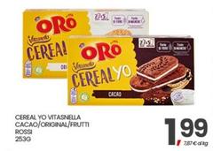 Oro saiwa - Cereal Yo Vitasnella Cacao/original/frutti