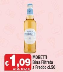 Moretti - Birra Filtrata A Freddo