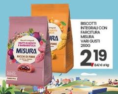 Misura - Biscotti Integrali Con Farcitura