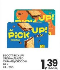 Up! - Biscotti Pick  Original/Salted Caramel/Choco & Milk