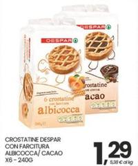 Despar - Crostatine Con Farcitura Albicocca/ Cacao