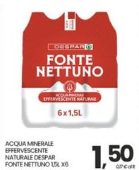 Despar - Acqua Minerale Effervescente Naturale Fonte Nettuno