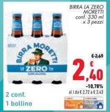 Moretti - Birra La Zero