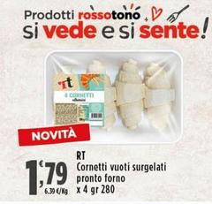 RT - Cornetti Vuoti Surgelati Pronto Forno