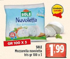 Sole - Mozzarella Nuvoletta Tris