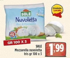 Sole - Mozzarella Nuvoletta Tris