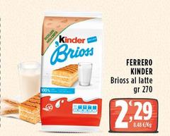 Ferrero - Kinder Brioss Al Latte