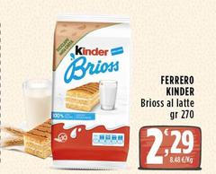 Ferrero - Kinder Brioss Al Latte