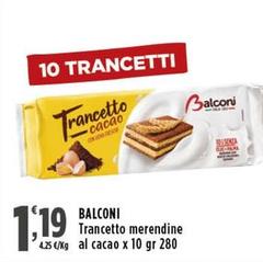 Balconi - Trancetto Merendine Al Cacao