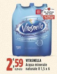 Vitasnella - Acqua Minerale Naturale