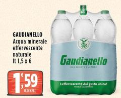 Gaudianello - Acqua Minerale Effervescente Naturale 