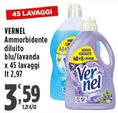 Vernel - Ammorbidente Diluito Blu/Lavanda 