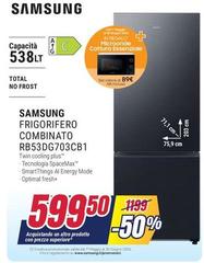 Samsung - Frigorifero Combinato RB53DG703CB 1