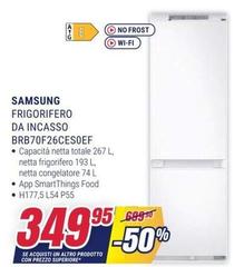 Samsung - Frigorifero Da Incasso BRB70F26CESOEF
