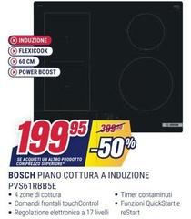 Bosch - Piano Cottura A Induzione PVS61RBB5E