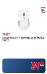 Trust - Mouse Ferro Hyperwheel Wrls Mouse White