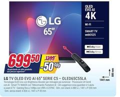 LG - Tv Oled Evo Ai 65 Serie C5 - OLED65C55LA