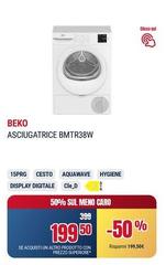 Beko - Asciugatrice Bmtr38w