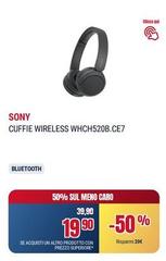 Sony - Cuffie Wireless WHCH520B.CE7