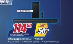 Samsung - Soundbar HWQ600F