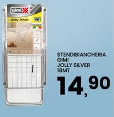 Gimi - Stendibiancheria Jolly Silver 18mt