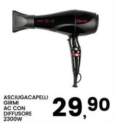 Girmi - Asciugacapelli Ac Con Diffusore 2300W