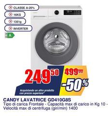 Candy - Lavatrice GD410G8S