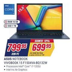 Asus - Notebook Vivobook 15 F1504va-BQ132W