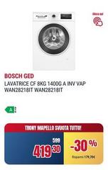 Bosch -  Ge4 Lavatrice CF 8KG 1400G A INN VAP WAN28218IT WAN28218IT