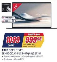 Asus - Copilot+pc Zenbook A14 Ux3407qa-qd213w