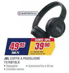 Jbl - Cuffie A Padiglione T570BTBLK