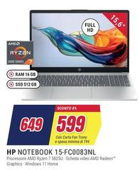 HP - Notebook 15-FC0083NL