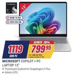 Microsoft - CoPilot + Pc Laptop 13