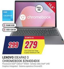 Lenovo - Ideapad 3 Chromebook 82N4004DIX