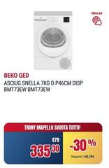 Beko - Asciuga Snella 7kg D P46cm Disp Bmt73ew Bmt73ew