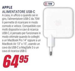 Apple - Alimentatore Usb-c
