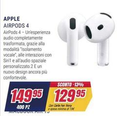 Apple - Airpods 4