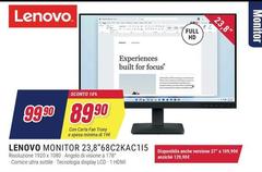 Lenovo - Monitor 23.8
